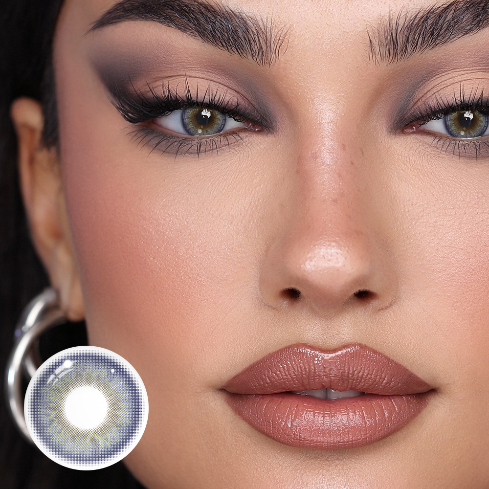 Bibiana Blue Coloured Contact Lenses